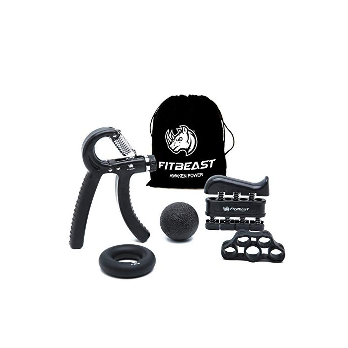 Fitness Fortalecedor de agarre de mano Kit de entrenamiento de agarre de antebrazo