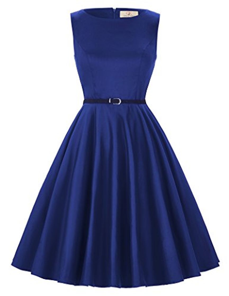 Moda GRACE KARIN Vestido Marino Pinup 60s 50s Vestido Chica para XS 54#