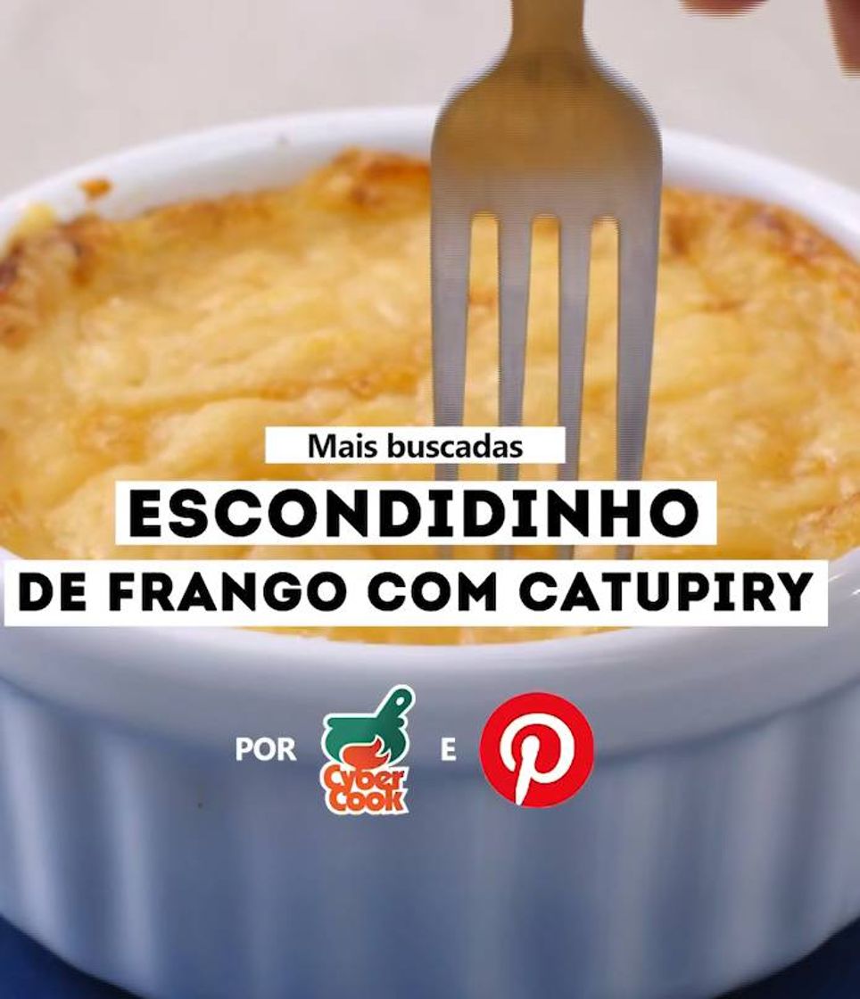 Fashion Escondidinho de frango com catupiry