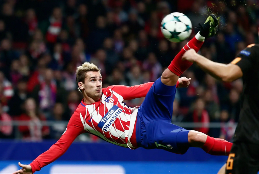Social Griezmann y el misil a la escuadra