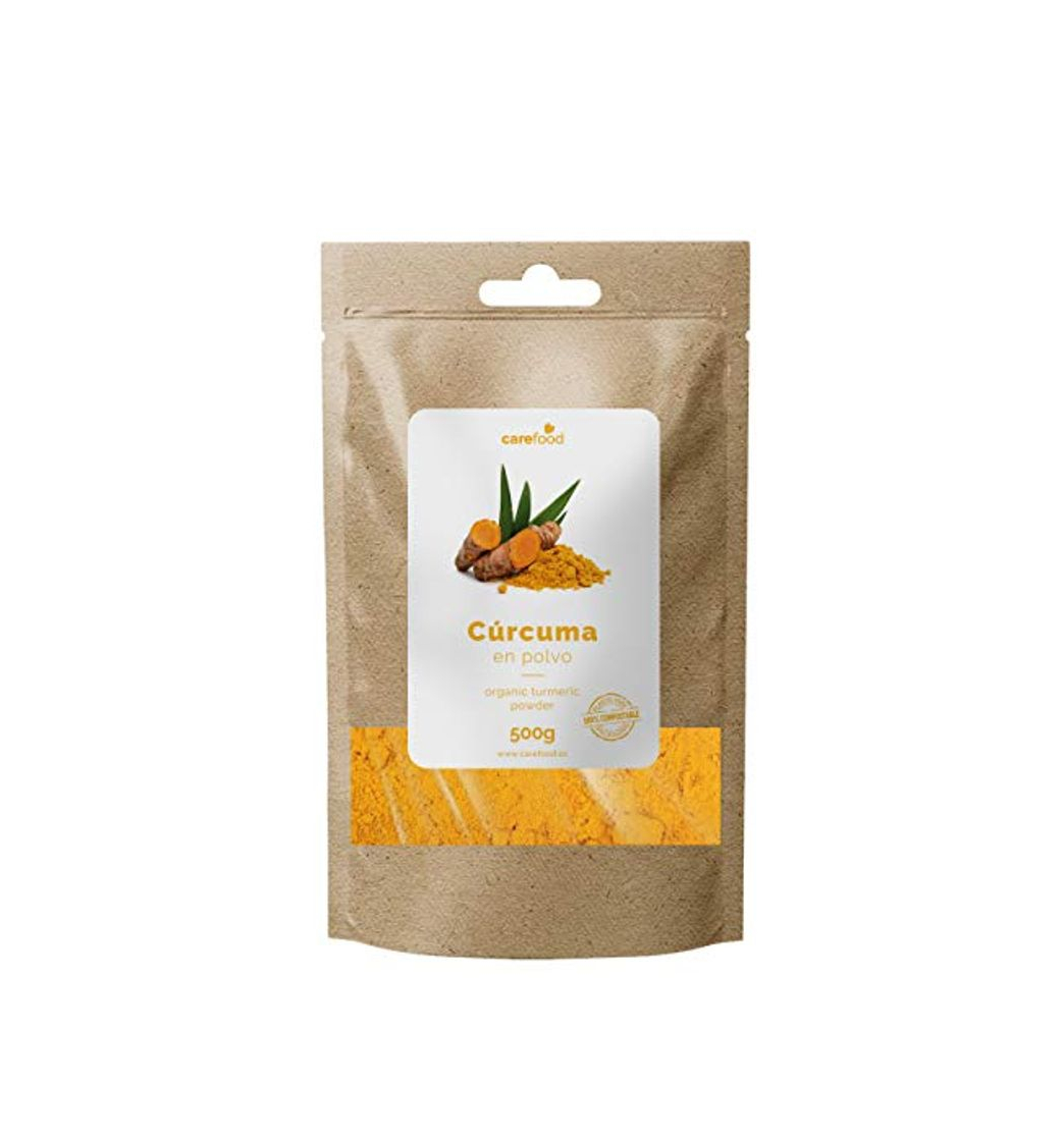 Producto Cúrcuma en Polvo 100% Orgánica 500gr Carefood