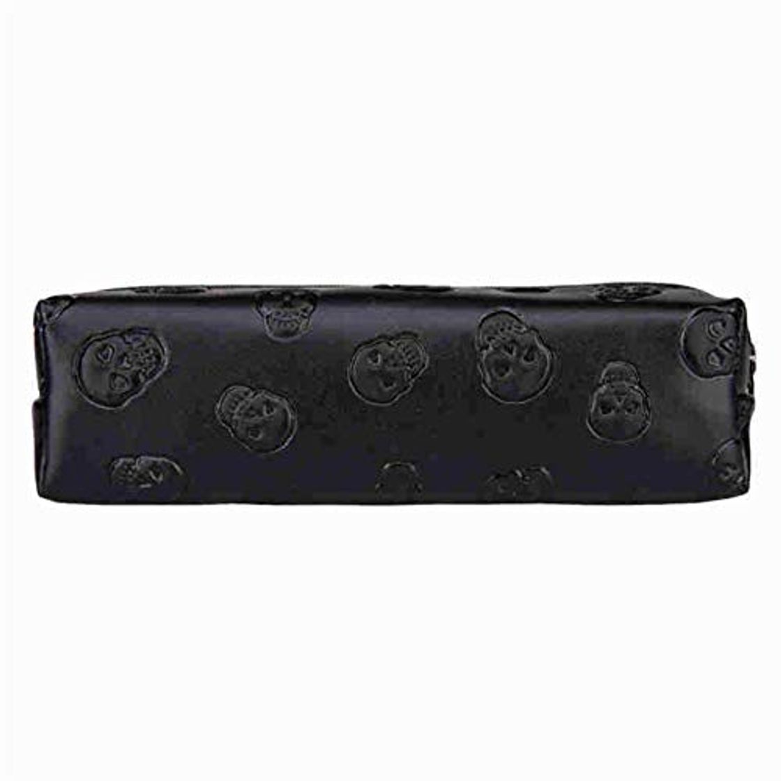 Moda ASDFGT-778 Bolso de Maquillaje de Cuero Negro Monedero Organizador Viaje Moda Bolsos