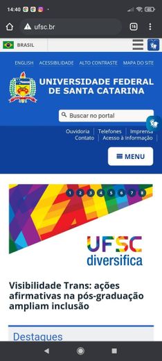 UFSC Universidade Federal de Santa Catarina