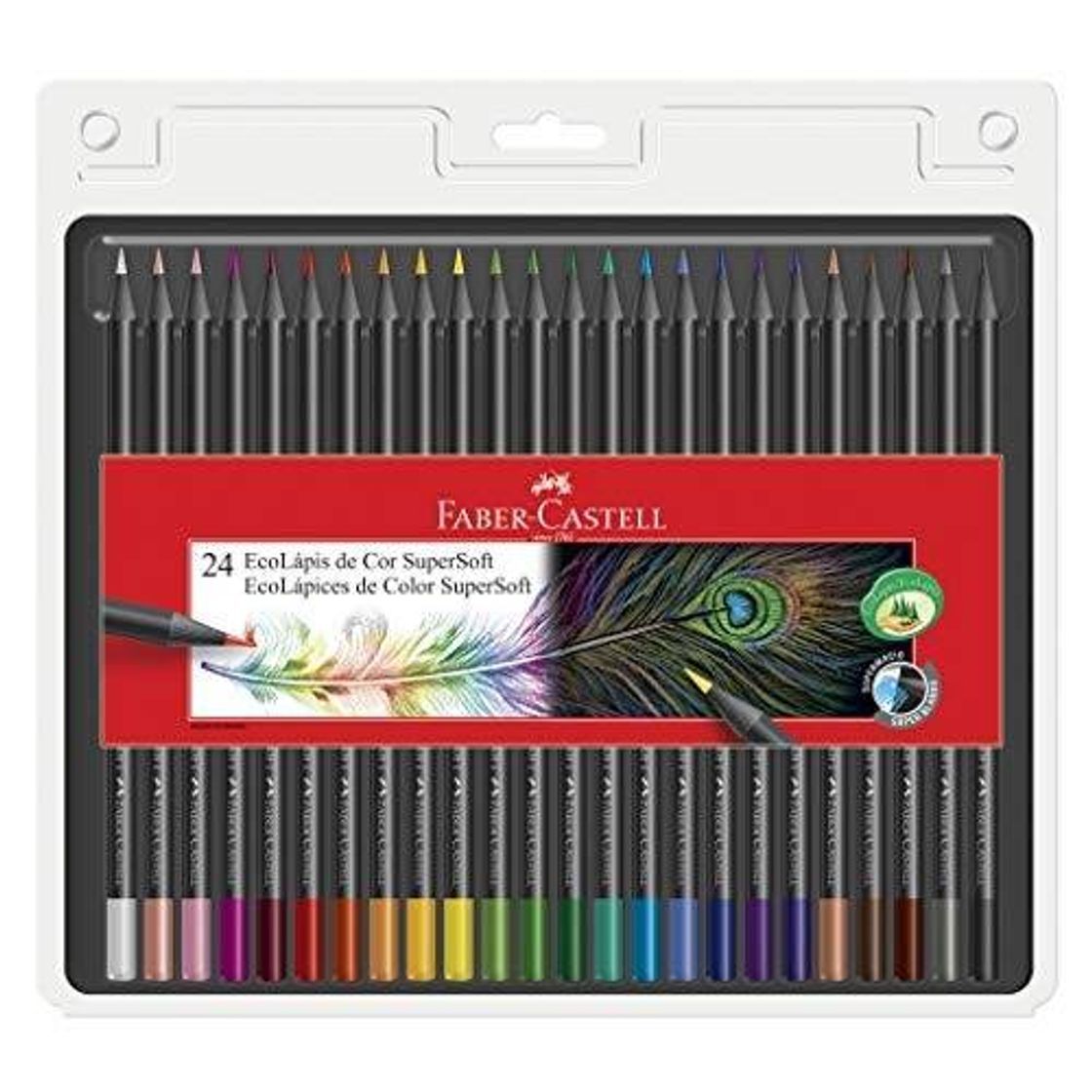 Moda Lápis de Cor Faber-Castell EcoLápis Supersoft