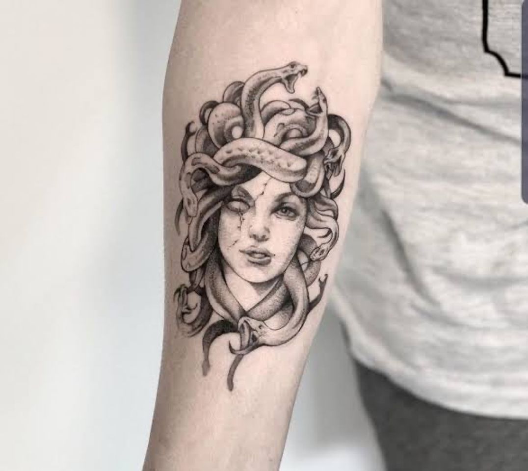 Fashion Tatuagem medusa