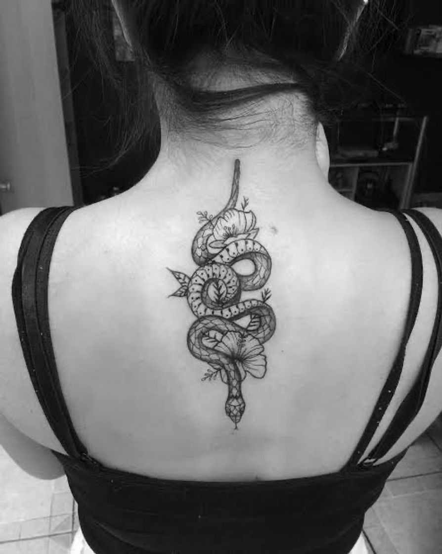 Fashion Tatuagem de cobra