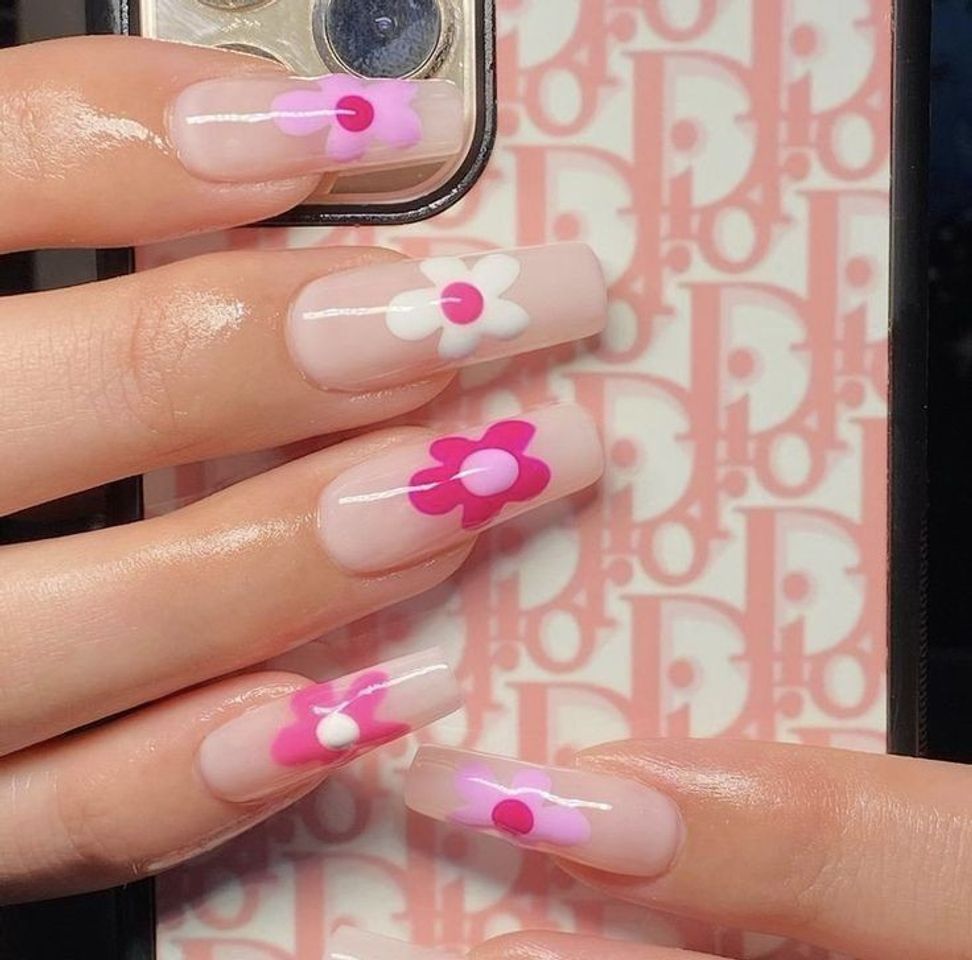 Moda Uñas rosa 