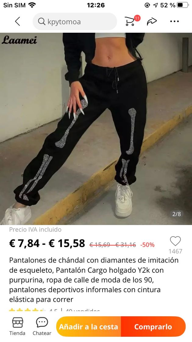 Pantalón esqueleto 