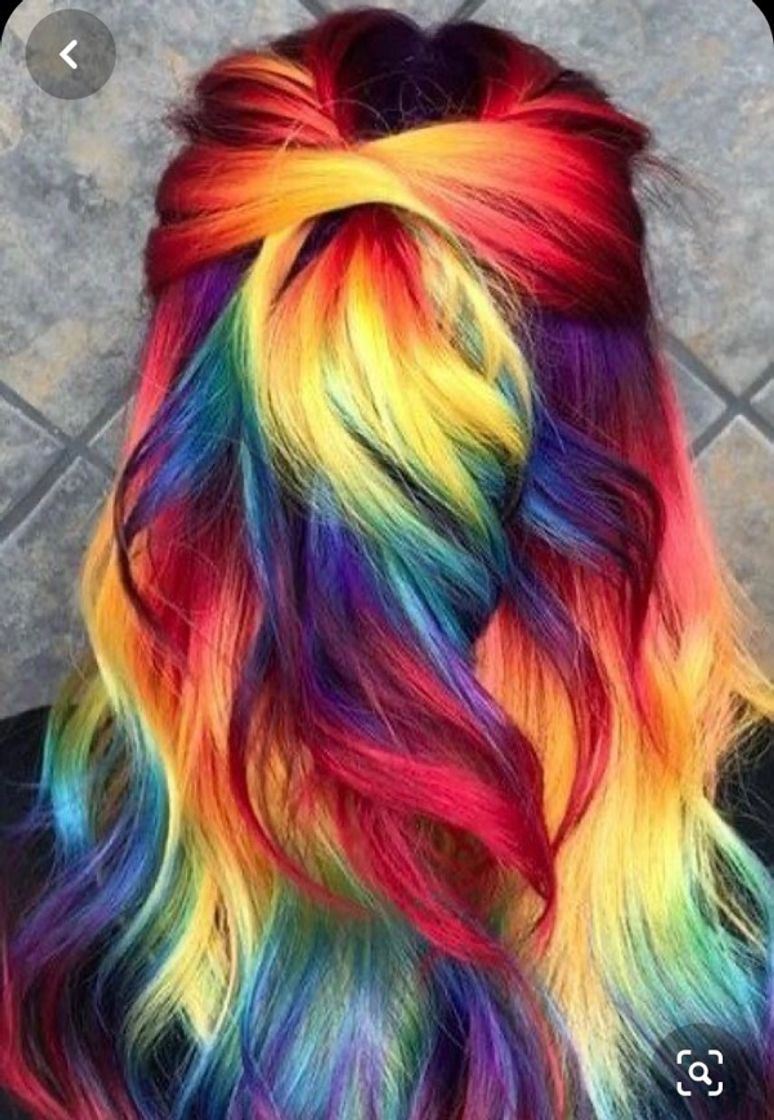 Moda Cabelo arco-íris ao todo 🌈 