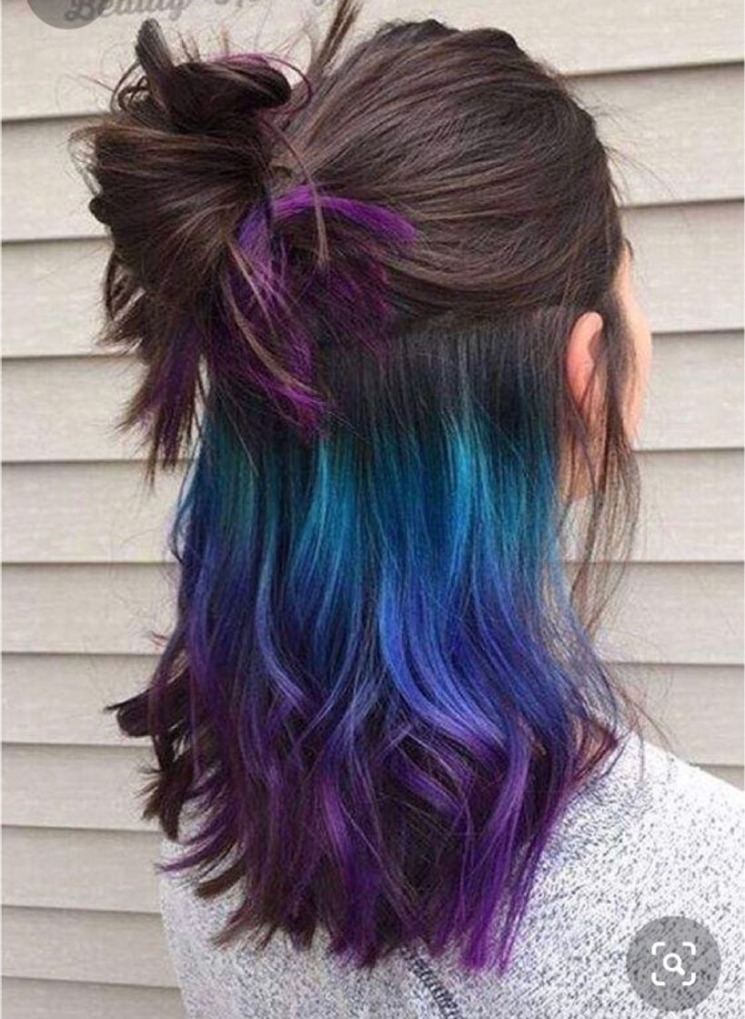 Moda Cabelo azul fraco/forte e roxo 💙💜