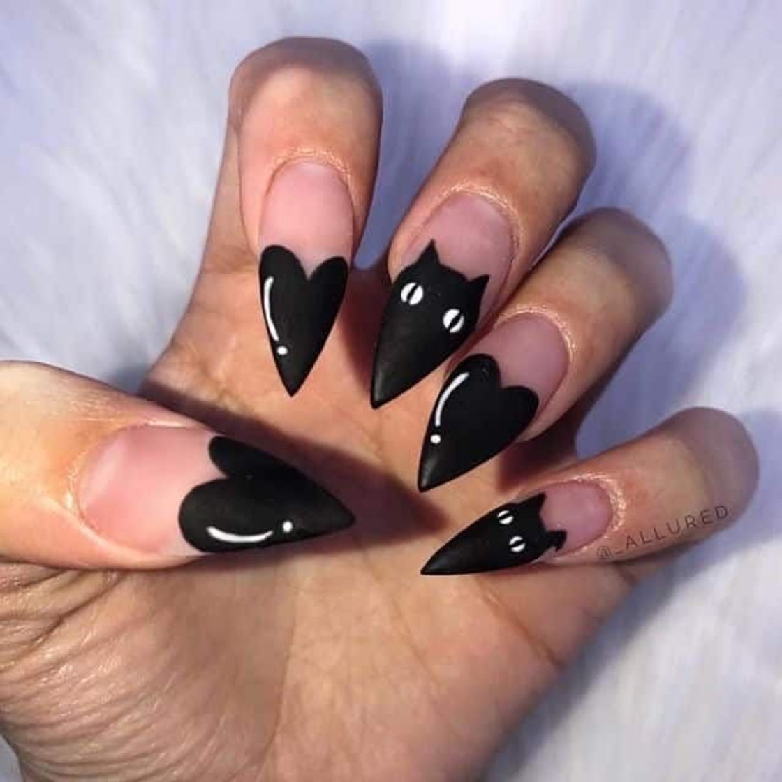 Fashion Unhas de gatinho 🐈‍⬛🖤