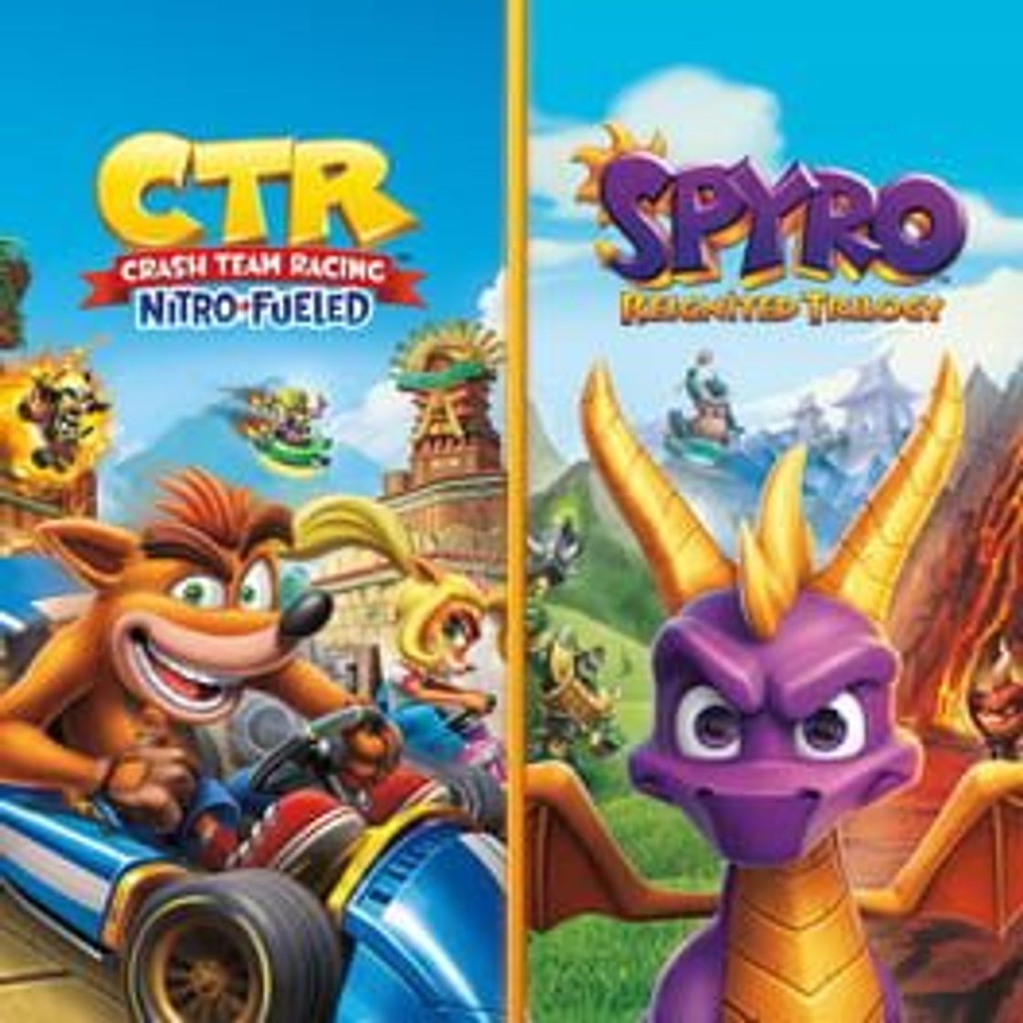 Videojuegos Crash Team Racing Nitro-Fueled + Spyro Reignited Trilogy Bundle