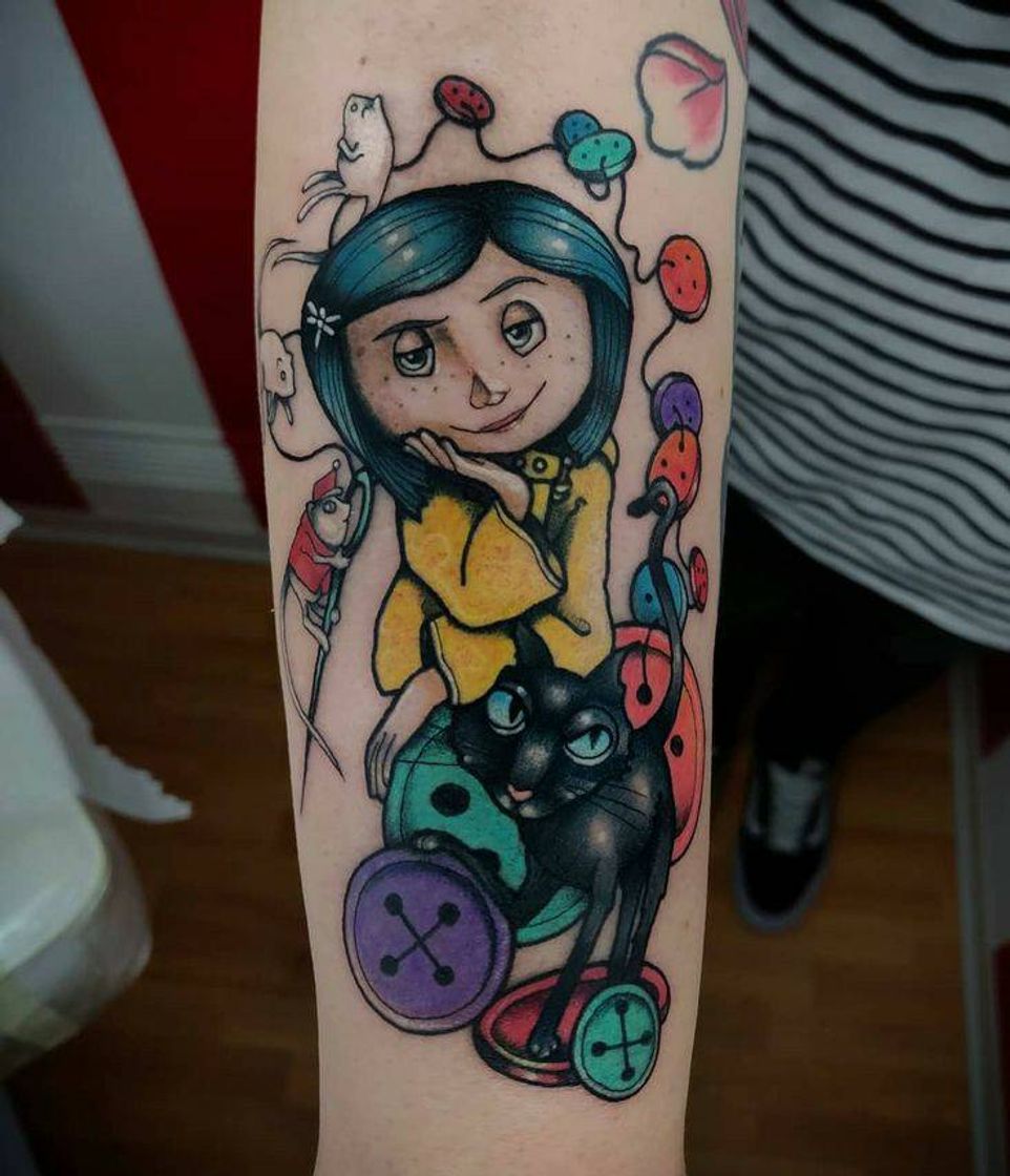 Fashion Tatuagem Coraline🥰