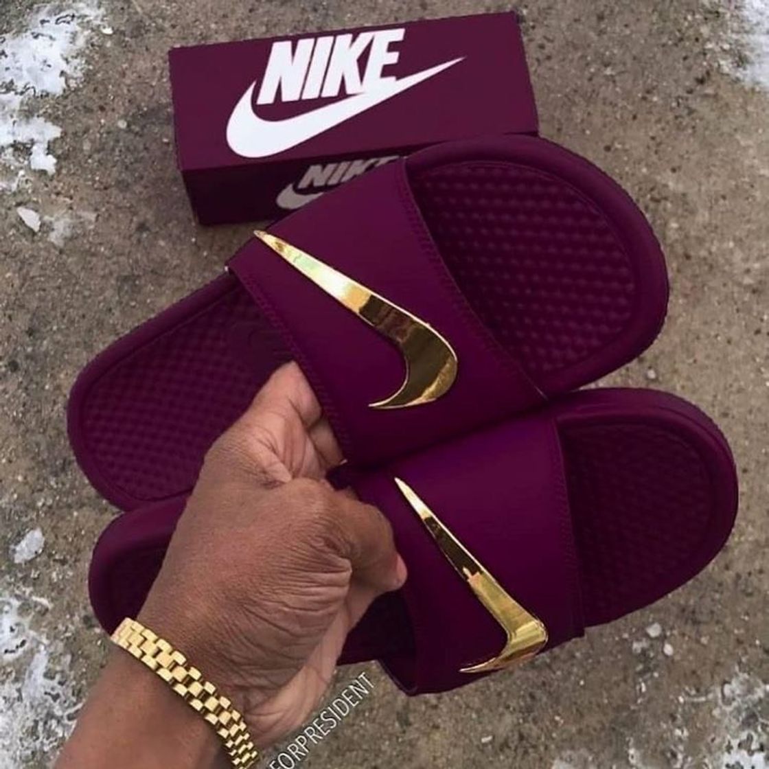 Fashion Chinelo Nike Vinho