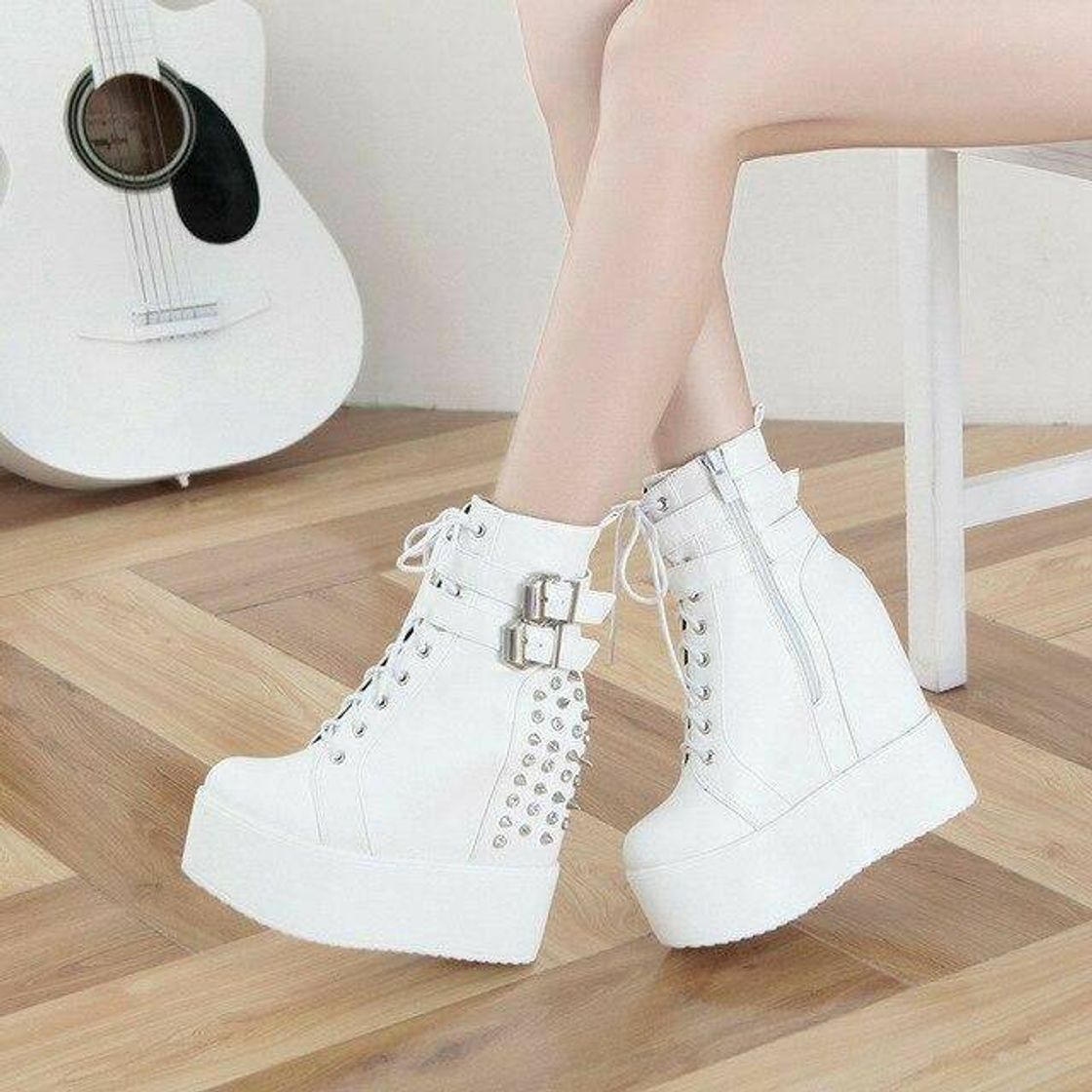 Moda The Spiked high tops - white/4