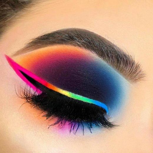 Maquiagem arco-íris