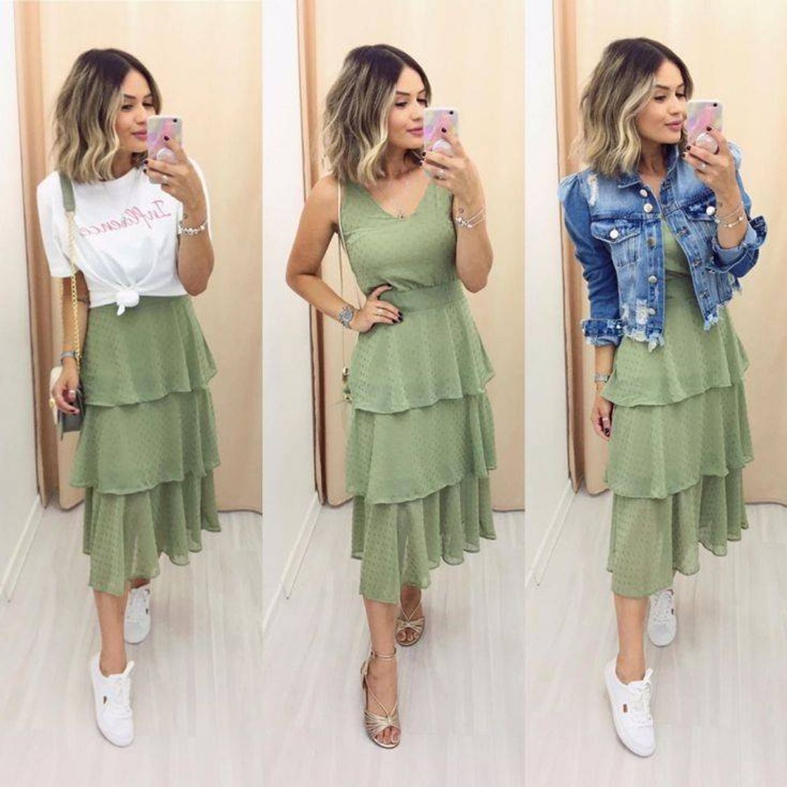 Fashion Um vestido três looks! 🌻