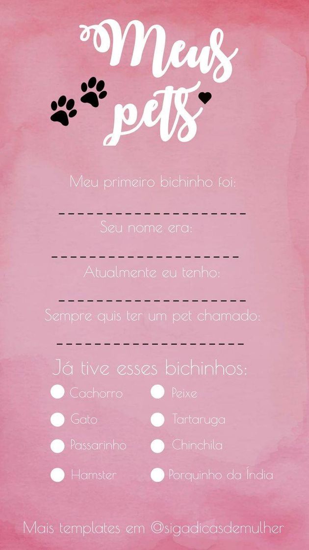 Social Templete meus pets 🐶