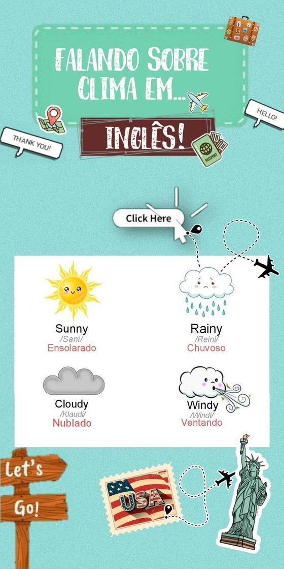Moda O clima em inglês 