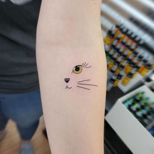 Tatto de gatinho 