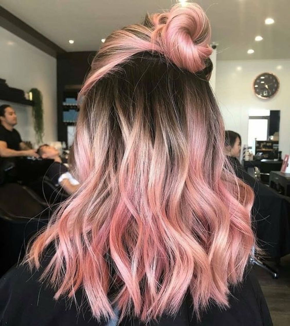 Moda Cabelo rosa