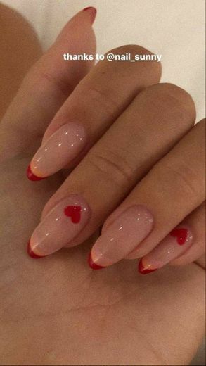 RED HEART NAILS
