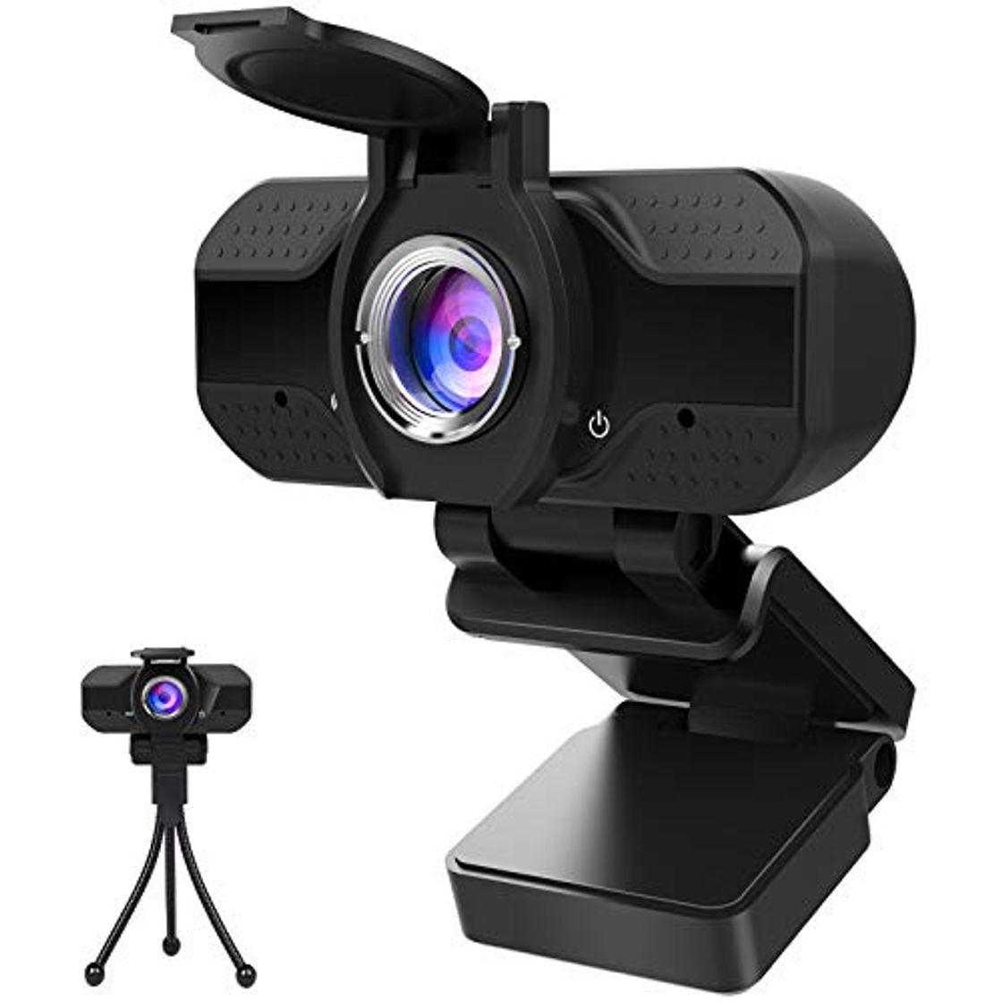 Producto Webcam 1080P Full HD con Micrófono Y Cubierta de privacidad，1080P webcame USB