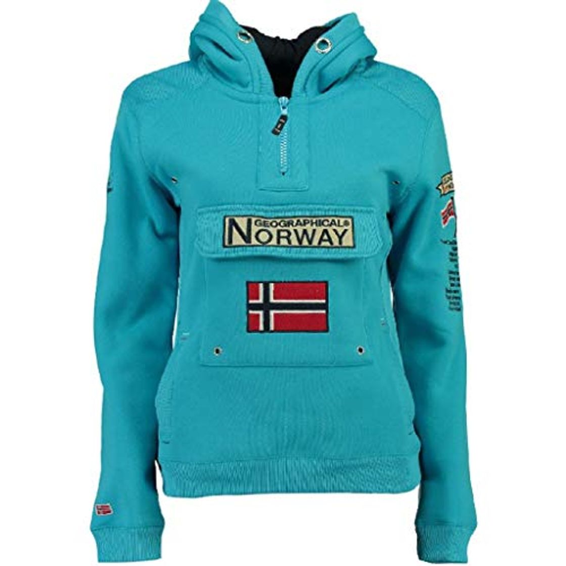 Fashion Geographical Norway Sudadera DE Mujer GYMCLASS Azul Cielo M