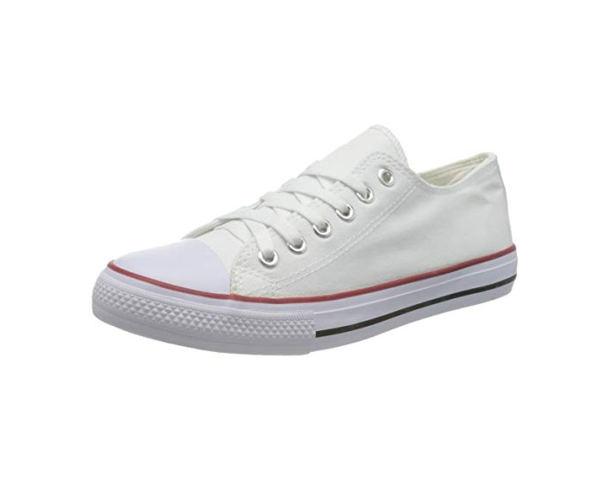 Productos Zapatillas Blancas Canvas Lona de Mujer Estilo Casual y Deportivo