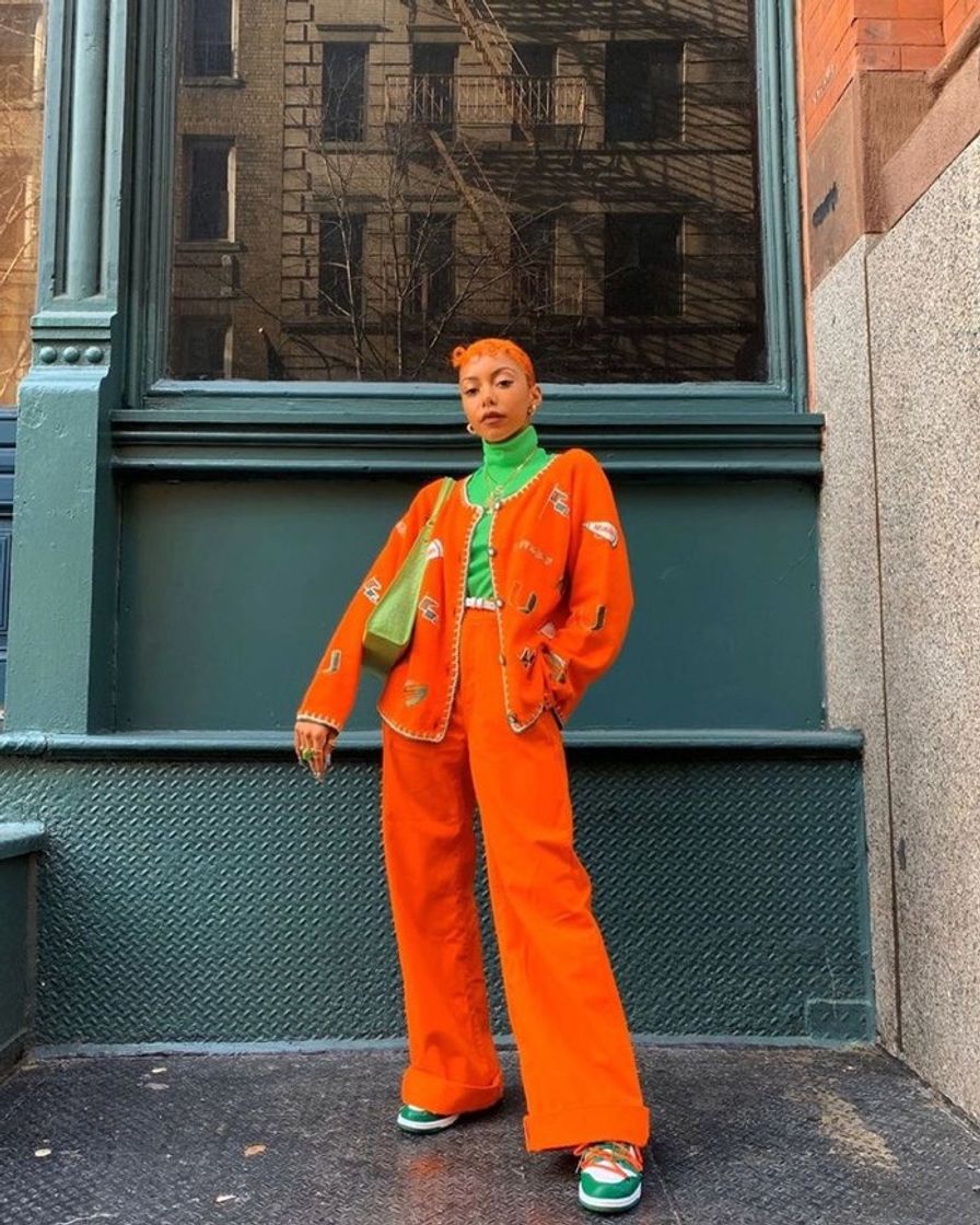 Fashion ORANGE AND GREEN