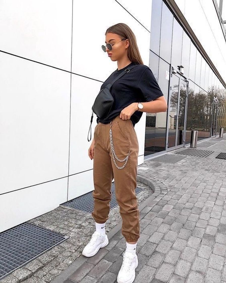 Fashion Calça jogger 