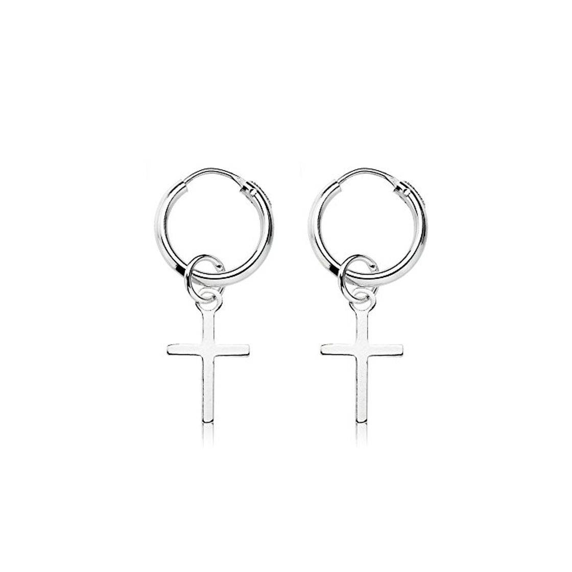 Product Pendientes Cruz Plata