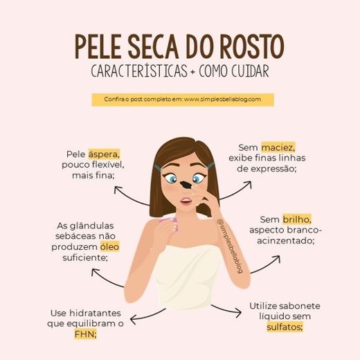 PELE SECA; CARACTERÍSTICAS + COMO CUIDAR 