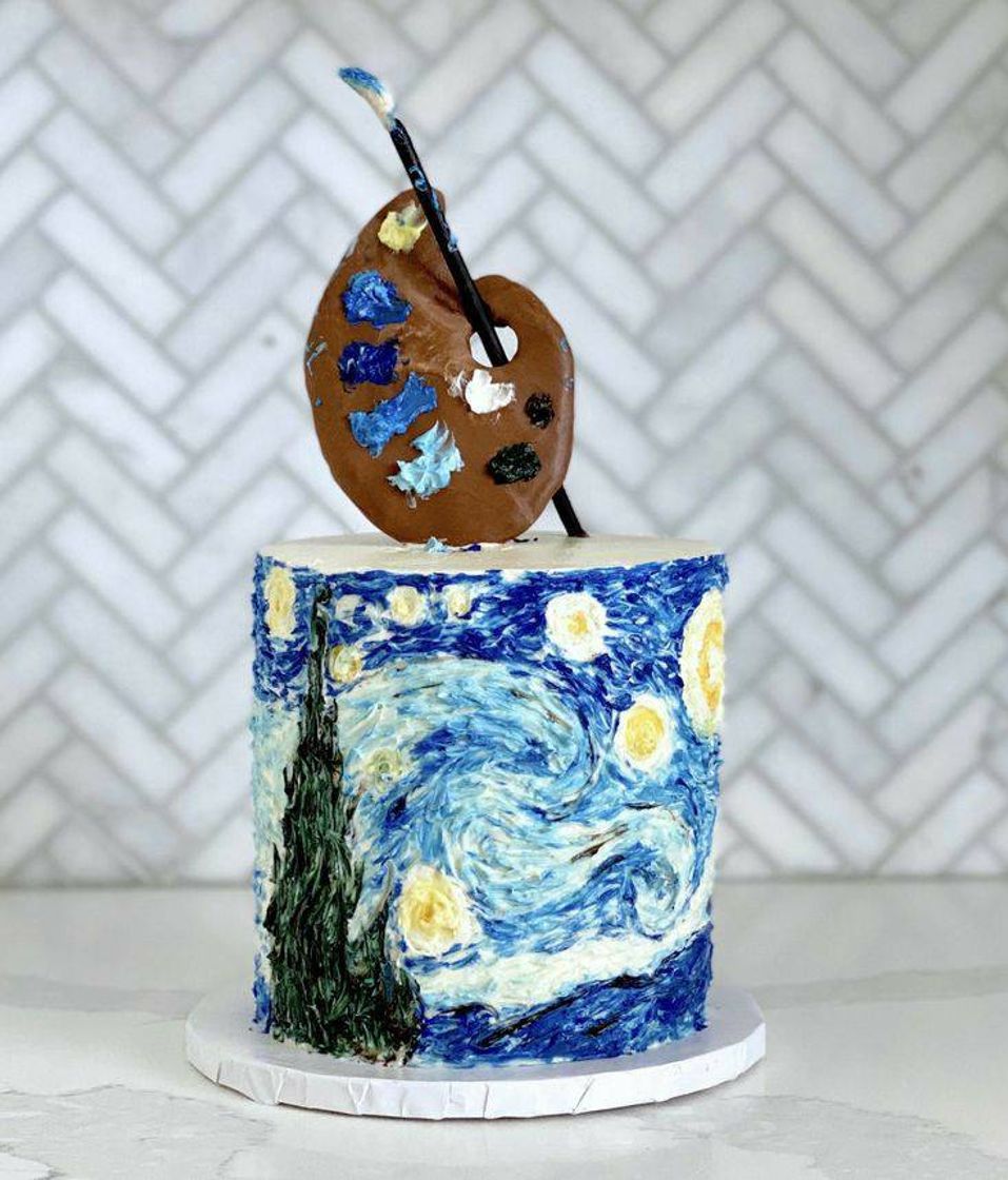 Fashion Van gogh cake