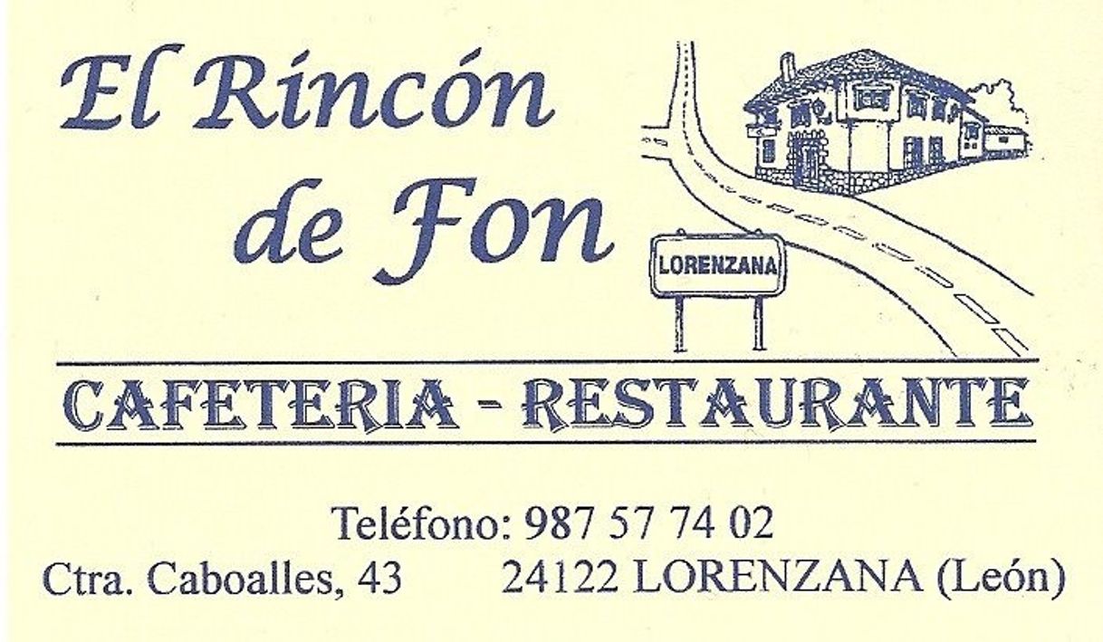 Restaurantes El Rincón De Fon