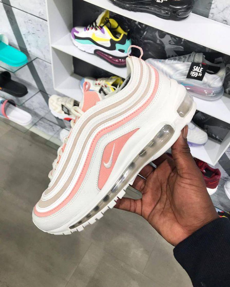 Moda  AIR MAX 97 ROSA E BRANCO