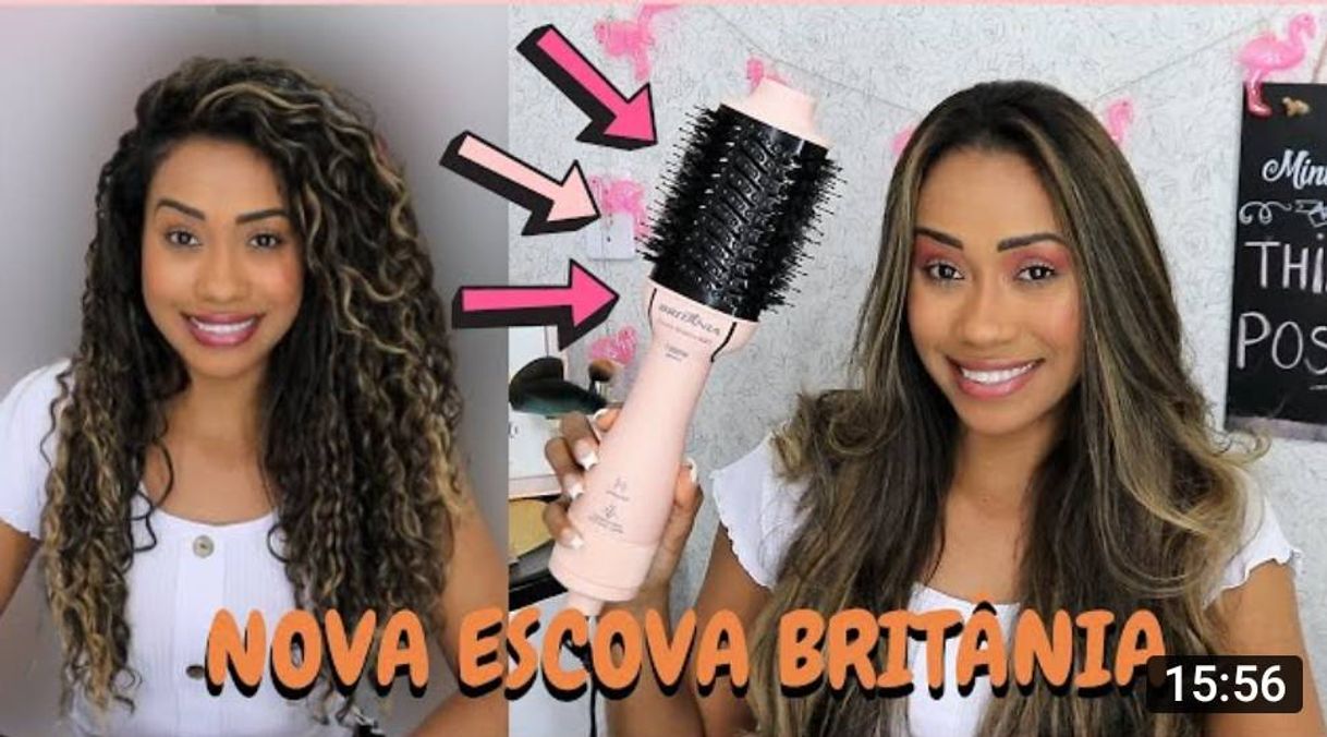 Moda TESTE DA NOVA ESCOVA BRITÂNIA(Escova Secadora Britânia Soft)