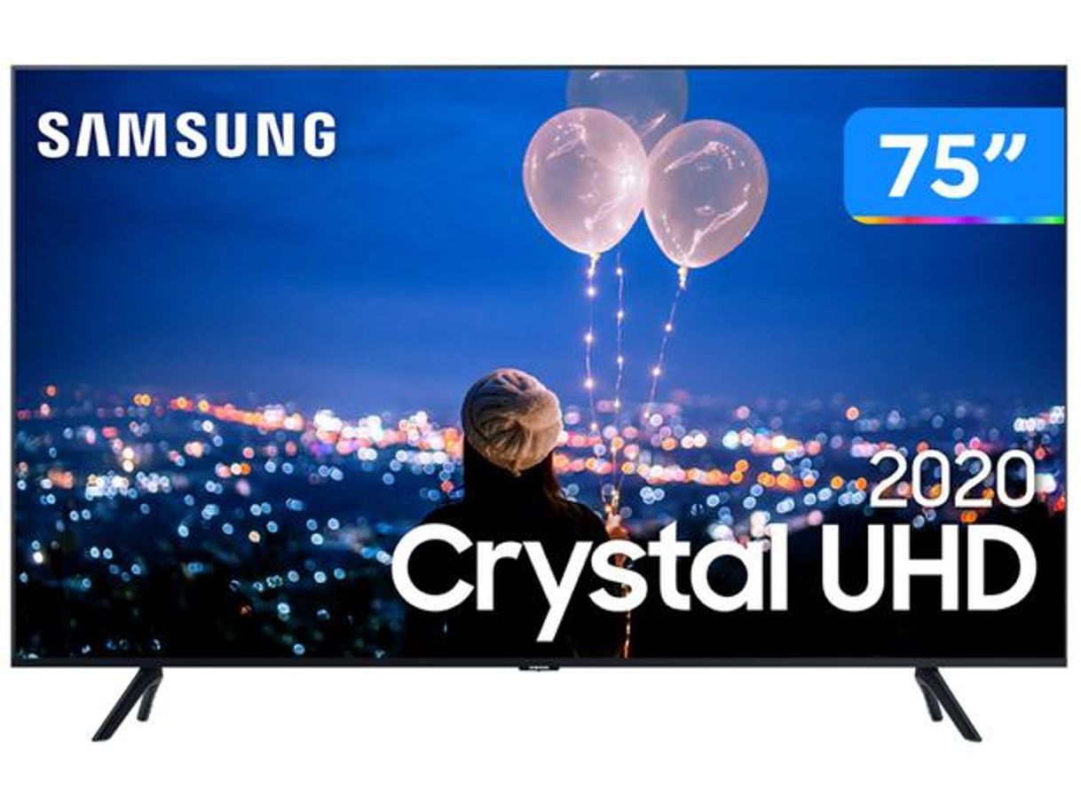 Moda 
Smart TV Crystal UHD 4K LED 75” Samsung - 75TU8000 Wi-Fi Bl