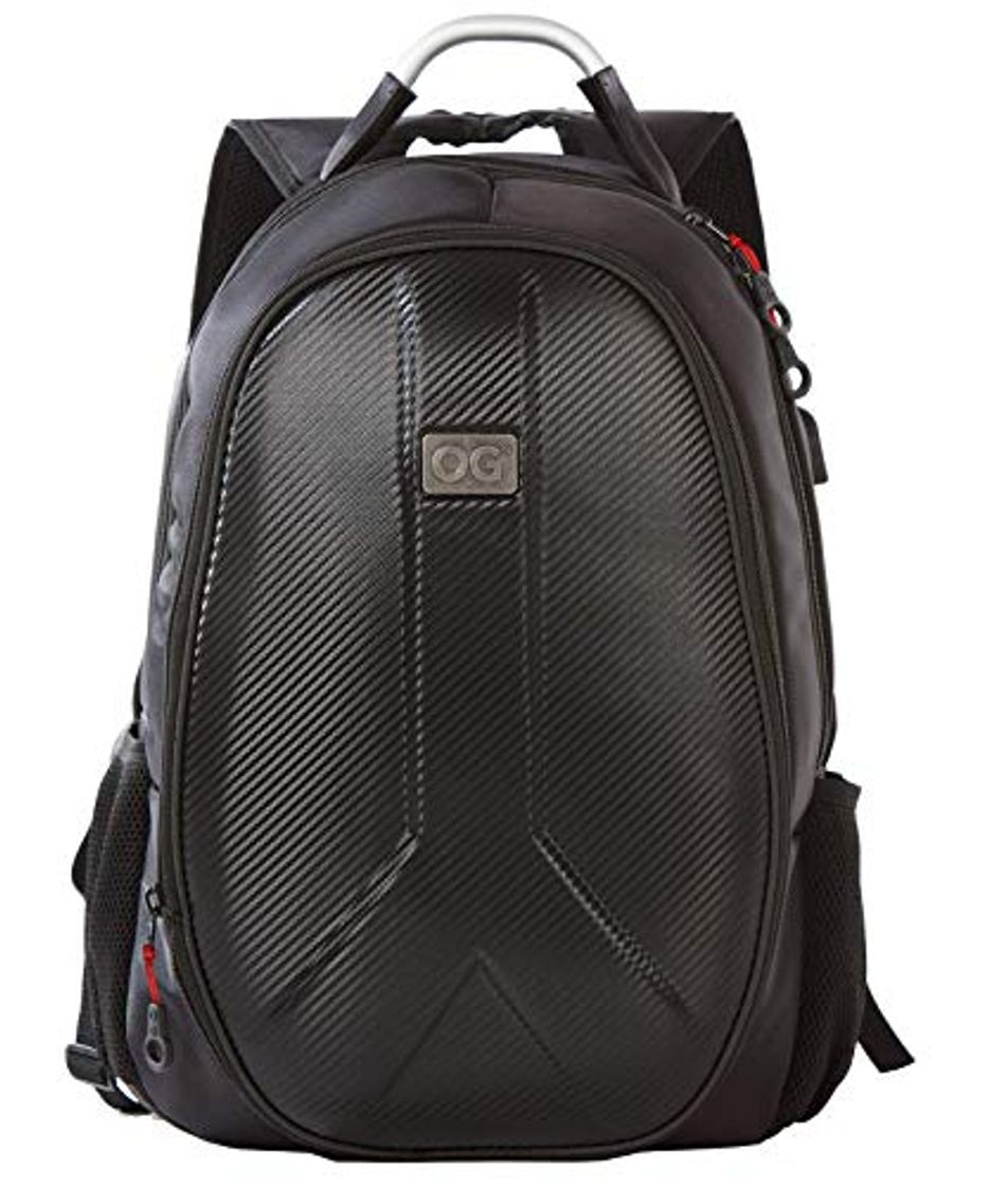 Fashion OG Online&Go Getaway Mochila Moto Impermeable, Hombre, Rígida, Gran Capacidad, Expandible 35L