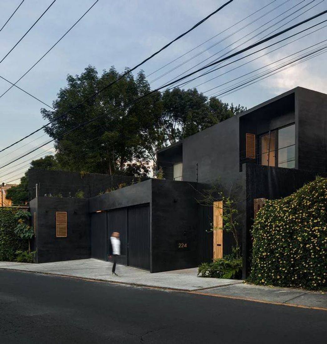 Moda Black squares house