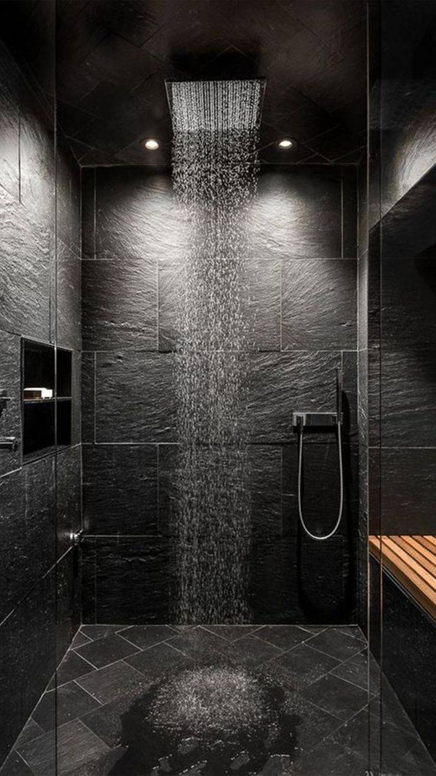 Fashion Black bathroom 