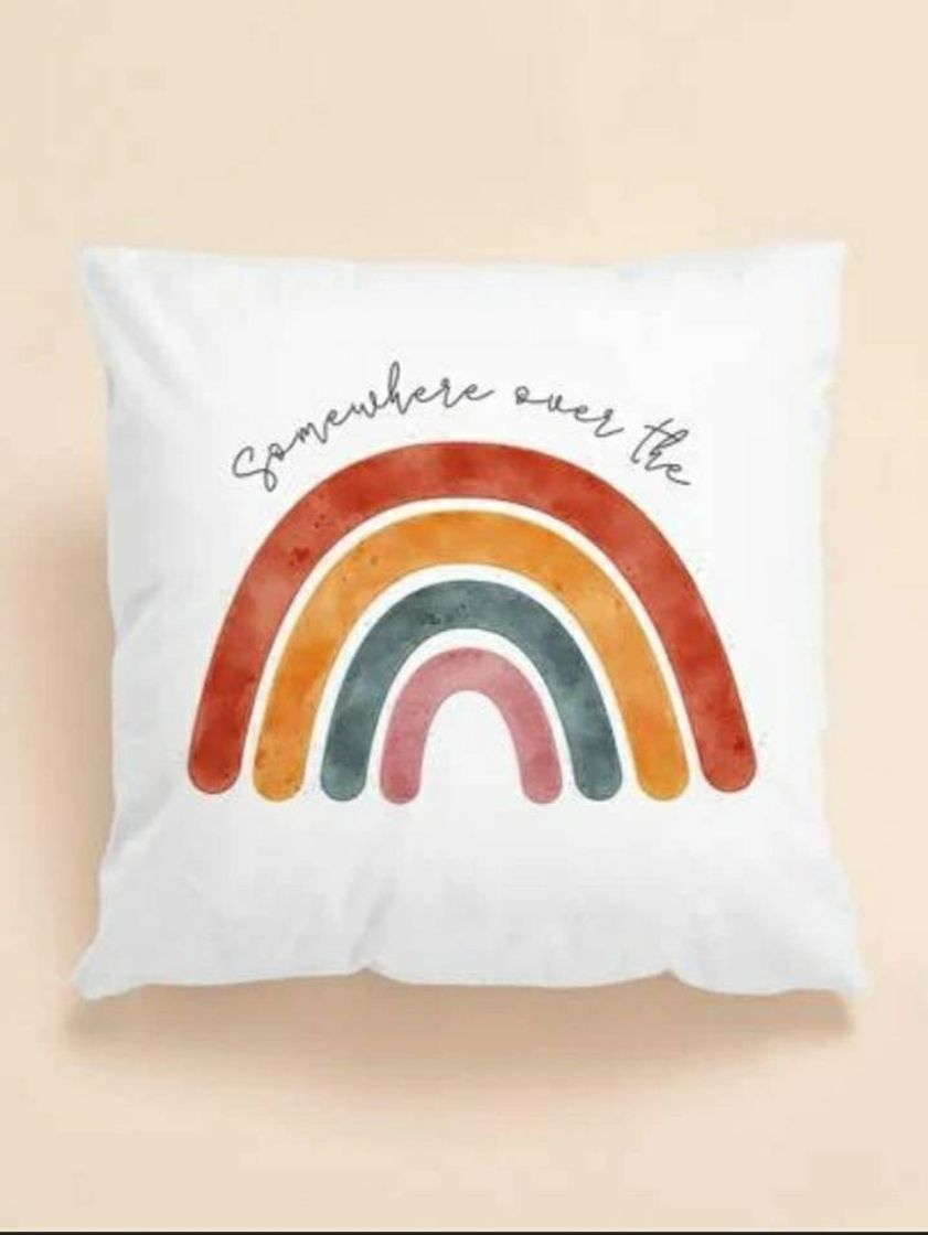 Social Almofada aesthetic de arco iris 