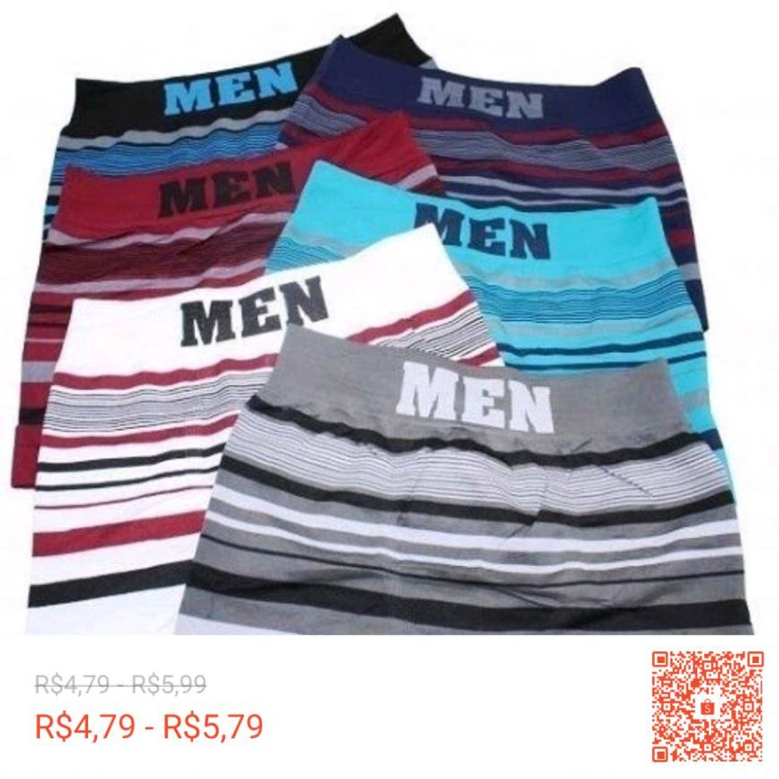 Fashion Cueca boxer