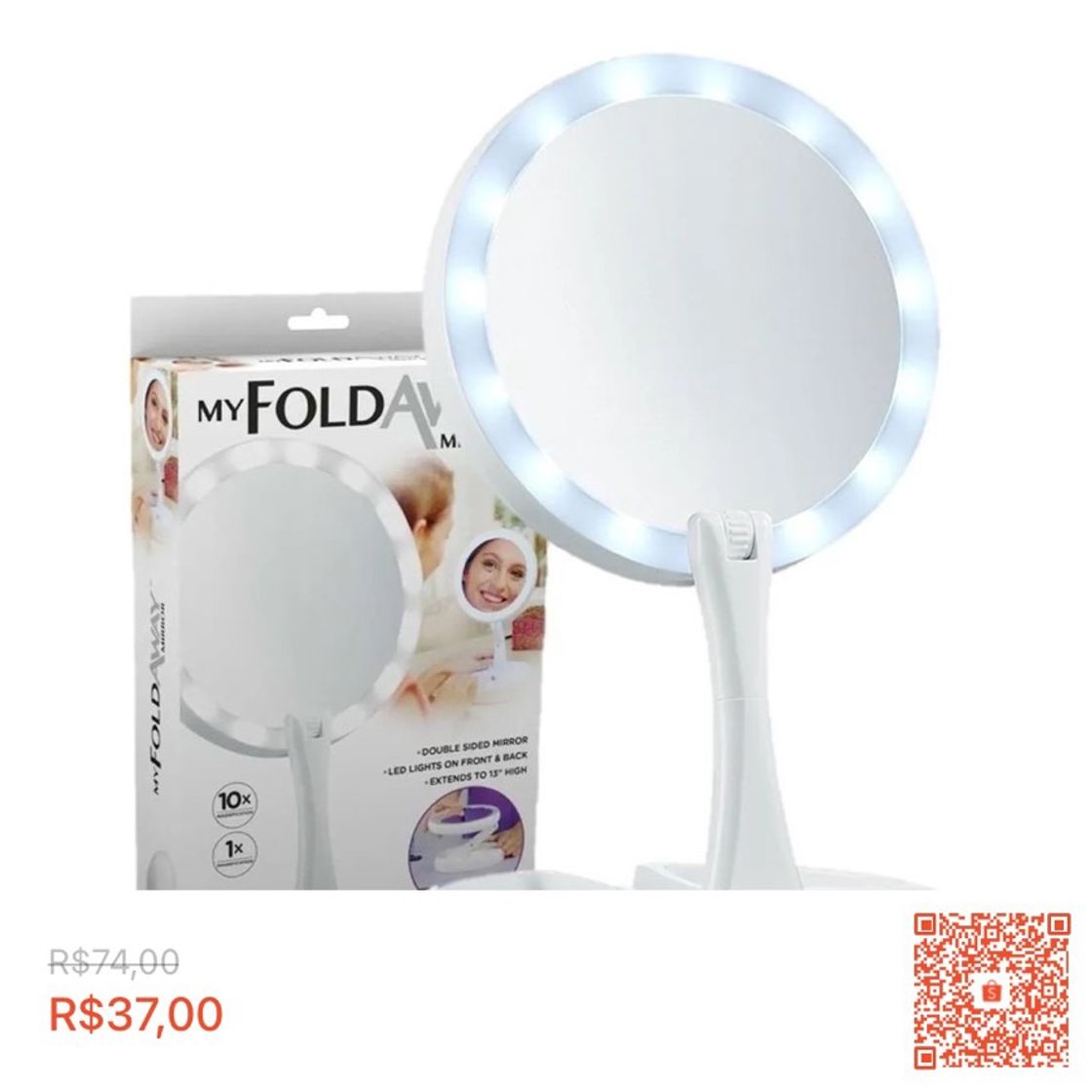 Moda Espelho luz Led