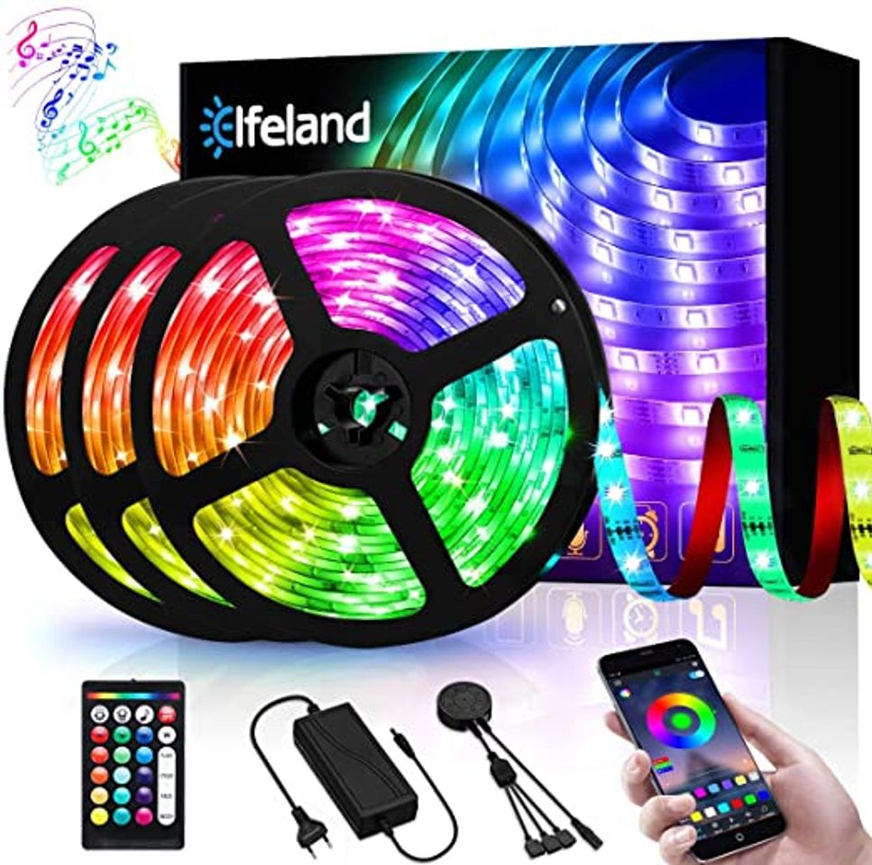 Product 15M Tiras LED RGB 5050 Música