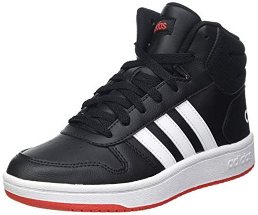 adidas Hoops Mid 2.0, Basketball Shoe, Core Black