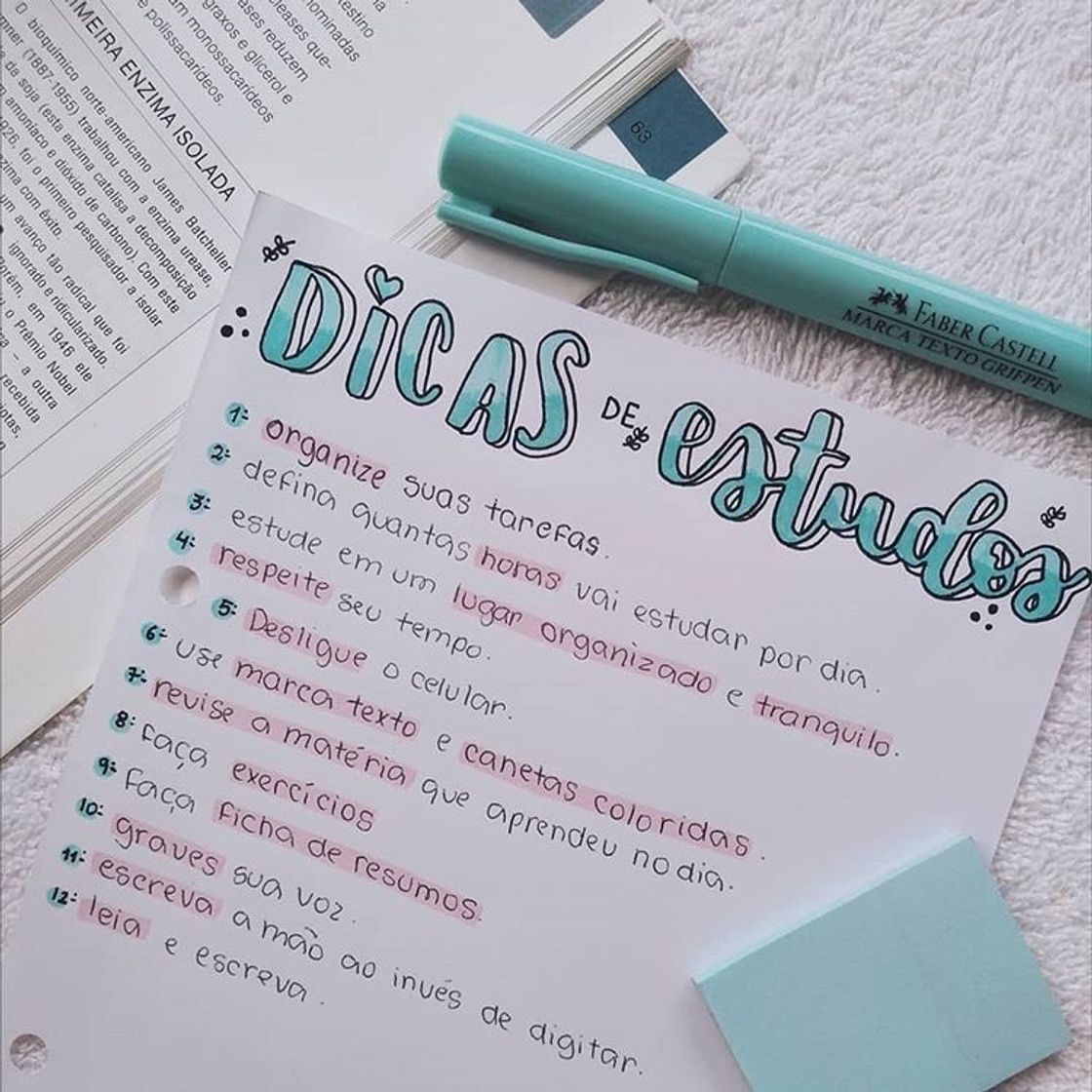 Fashion Dicas de estudos 