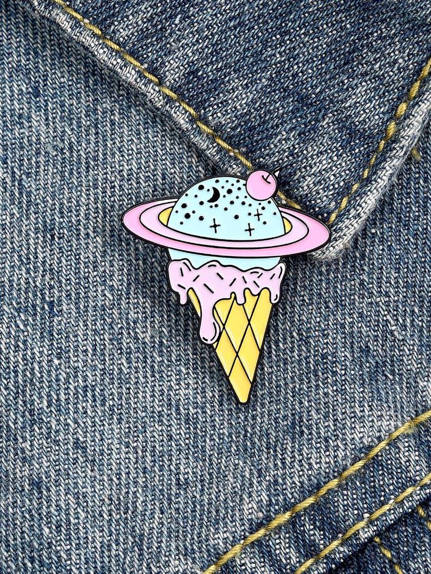 Social Broche com design de sorvete🍨