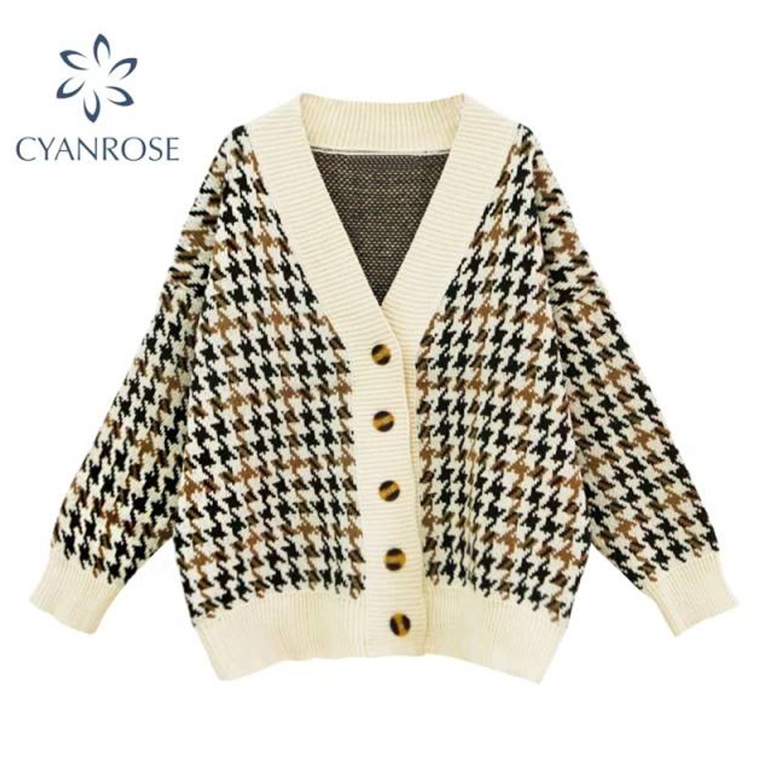 Moda Cardigan Vintage Casual