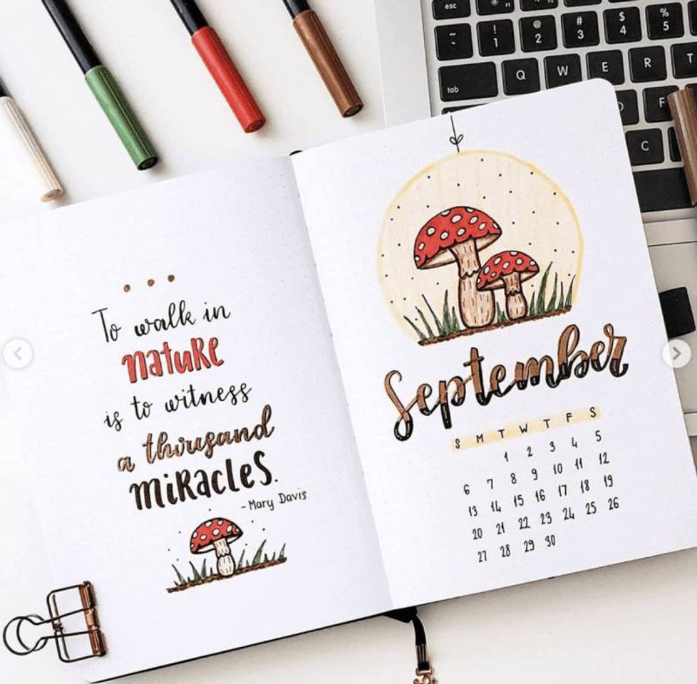 Moda Ideia para Bullet Journal 